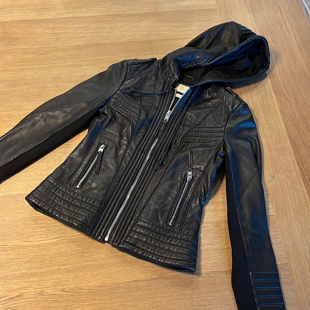 Michael Kors Black Leather Jacket
